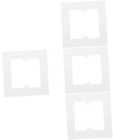 Angoily 4 Stücke Dekorative Licht Abdeckungen Platte Licht Abstand Platte Abdeckungen Platte Für Home Office Dekorative Abdeckungen