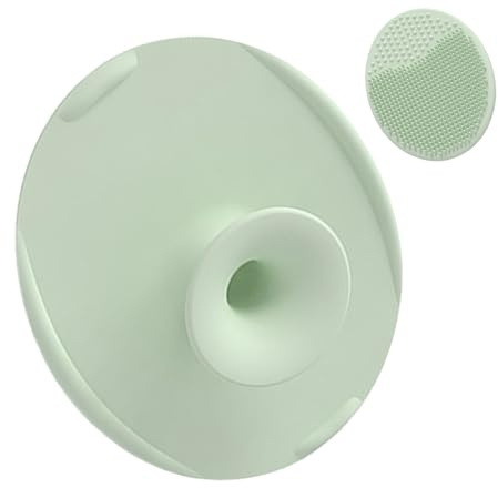 Baby Head Scrubber, Baby Shower Brush, Baby Hair Washing Brush, Soft Silicone Scalp Comb for Cleaning the Cradle Cap, Massage Tool with Suction Cup