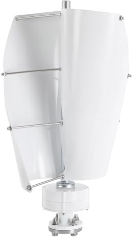Zerodis 600 W i Sidled Vertikal Turbingeneratorpaket med Controller för Bostadsområden (24V)