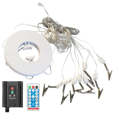 Outdoor Parasol Lights – Lights for Garden Parasols – Waterproof with 8 Modes for Balcony Garden Beach Camping Parties