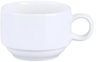 WEOKDFHA Tazze E Piattini da caffè Set di Tazze e piattini da caffè in Ceramica, Colore Bianco Puro, for tè al Latte(Style 2)