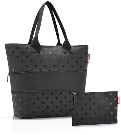 reisenthel shopper e1 set glossy dots black - Unser Geschenkset aus shopper e 1 und case 1 – das perfekte Geschenk für die Feiertage!