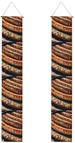 Fast-Food-Druck, Veranda-Banner, Outdoor-Banner, Thanksgiving-Dekorationen, für alle Feiern