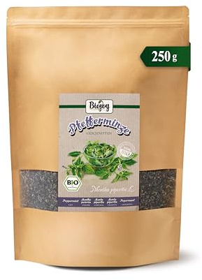 Biojoy BIO Pepparmyntsblad, torkade, örtte, 250 g | Löst örtte, skuret, Mentha piperita L.