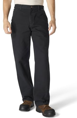 Carhartt Men's B324 Washed Twill Relaxed Fit Pant 32W x 32L Black