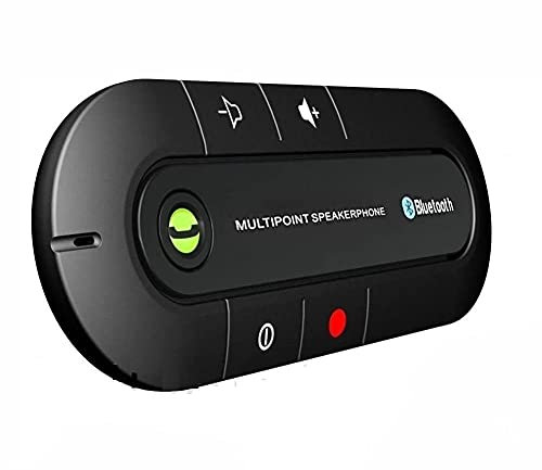 Kit Manos Libres Bluetooth 4.1 para Coche – Universal Compatible con iPhone, Samsung, MP3 y Música