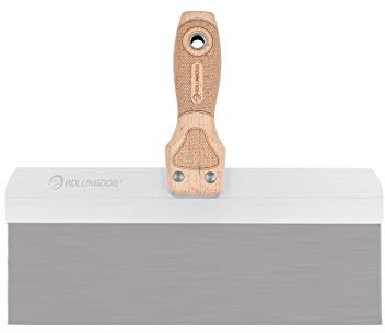 ROLLINGDOG 12Inch Drywall Taping Knife - Stainless Steel Filling Knife for Smoothing Plaster and Compound