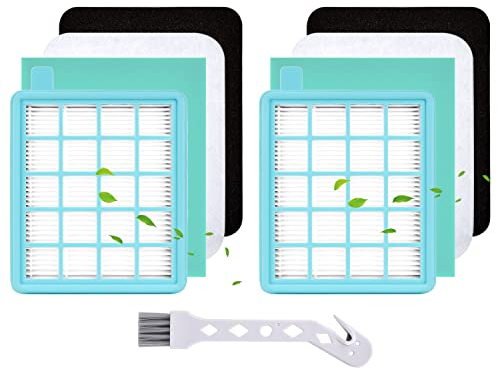 Rebirthcare Power Cyclone 2 Filter für Philips FC8058/01 Staubsaugerfilter für Philips PowerPro Active & Compact Ersatzfilter FC8630-FC8639, FC8640-FC8649, FC8470-FC8479, FC9520-FC9529, FC9320-FC9327