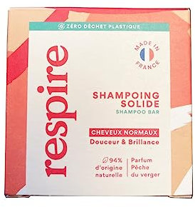 Respire Shampoing Solide Pêche du Verger 75g