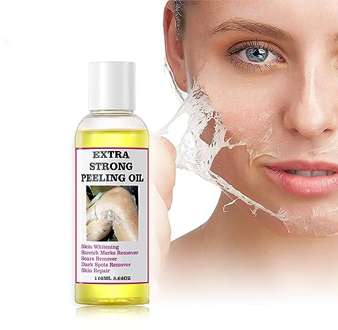 Fruchtsäurepeeling, Peelt die Haut und Strafft die Poren, Superstarkes Peeling-Öl, das Dunkle Haut für Alle Hauttypen Abblättert 110ML/3.66Fl Oz (1 Flasche)
