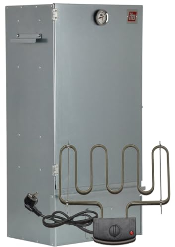 ITA Elektrischer Räucherofen 7005 - Premium Räucherschrank aus Edelstahl 81 cm mit Elektroheizung - Qualität Made In EU - Direkt vom Hersteller - Smoker zum Kalträuchern & Heißräuchern