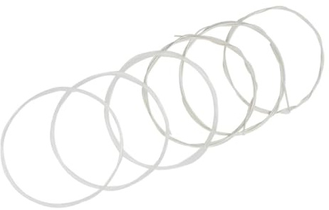 TOYANDONA Klassische Gitarrensaiten und Klarem für Akustikgitarre aus Nylon 6 Stück Elegant mit Gleichmäßiger Spannung für Musiker und Gitarrenlerner