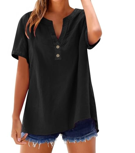 Camisetas Only Mujer Manga Corta Blusas De Seda Moda Vestido Verano Camiseta Gris Basica Algodon Casual Jerseys Trabajo Encaje Blanco Oversize Blusa Roja Camisa Negra