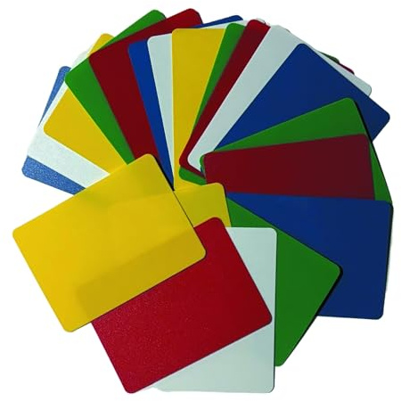 Litboom Paquete de 20 cartas profesionales de corte de póquer, multicolor de 2.52 x 3.46 pulgadas, acabado brillante y mate, para Texas Hold'em, Blackjack, juegos de casino