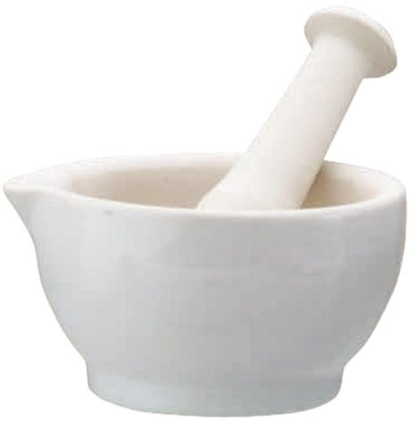 Kitchen Craft Mortaio e pestello in ceramica 12 cm