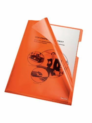 Bene Klarsichthüllen A4, orange/205000 PVC 150my Inh.100