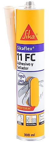 SIKA - Masilla adhesivo multiusos - Sikaflex 11 FC Purform - Beige - Junta y pegamento - Sellador poliuretano multisoportes - Interior y Exterior - 300ml