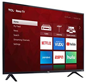 TCL 43S425 43 Inch 4K Ultra HD Smart ROKU LED TV (2018)