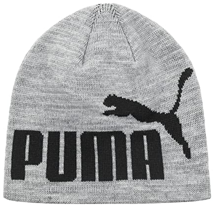 PUMA Unisex-Erwachsene Herren Evercat Beanie-Mütze, grau/schwarz, Einheitsgre
