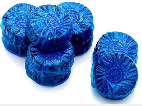 Toilet Cistern Cleaner Block Tablets Blu Dirt Stain Germ Bacteria Killer (Pack of 30)