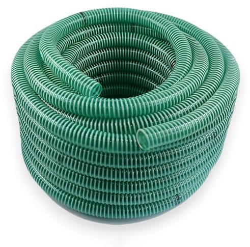 Flexibler Saug- & Druckschlauch 25mm (15m) – Robuster Spiralschlauch für Pool, Teich, Garten & Brunnen, meterweise erhältlich, UV-beständig, einfache Montage