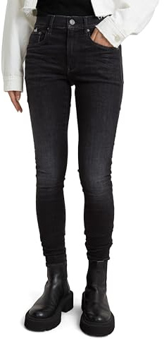 G-STAR Damen 3301 Skinny Jeans, Schwarz (Worn in Coal D05175-A634-B179), 27W / 34L