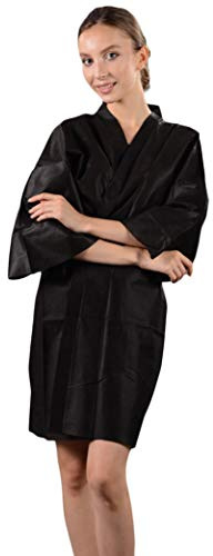LIFESOFT Disposable Salon Robe Smock Wrap 15 Count One Size