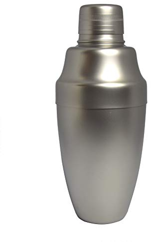 Coctelera Coctelera Cobbler de 3 piezas, fabricada en Japón, 2 tamaños disponibles (plata mate, 36 cl)