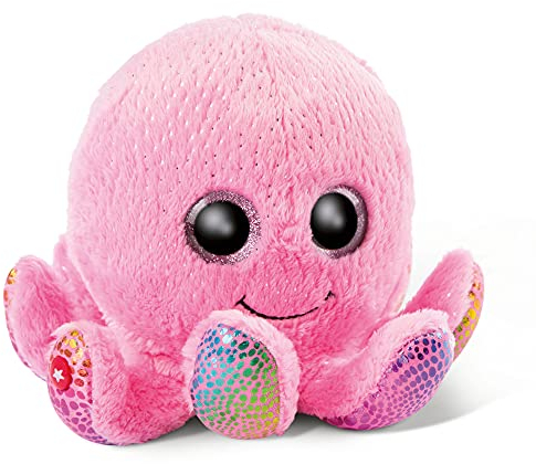NICI Glubschis: Das Original – Glubschis Oktopus Poli 22 cm – Kuscheltier Oktopus mit großen Augen – Flauschiges Plüschtier mit Glitzeraugen – Schmusetier für Kuscheltierliebhaber