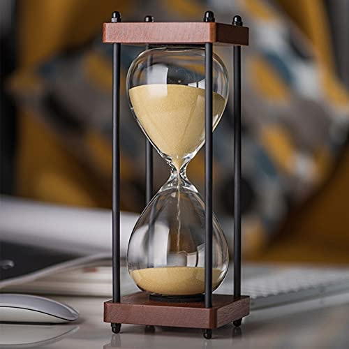Sanduhren Sanduhr Timer30 Minuten Holzrahmen Sand Timer Home Decoration Arbeit Zeitmanagement-Assistent,- 8 Farben Mode Bunte Einzigartiges kreatives Souvenirgeschenk (15 30 Minuten)