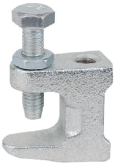 INDEX Boite de 50 - Pince de fixation rapide pour poutre - Zingué M6 - Accessoires isolation : plafond et cloison