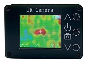 Fxndknjks Termocamera Digitale a Infrarossi da 24 X 32 Pixel Thermal Imager Display LCD da 1,8 Pollici Sensori di Temperatura da -40 ℃ a 300 ℃