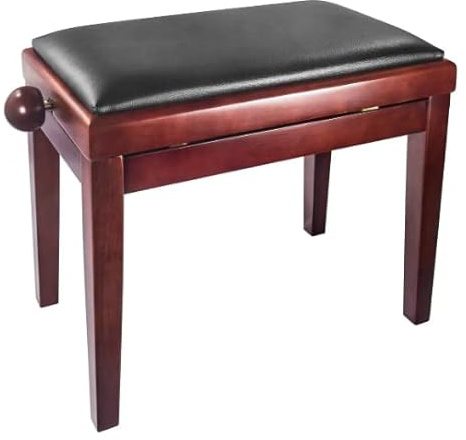 AMADEUS (Accesorios) - BANQUETA REGULABLE PARA PIANO MARRÓN MATE PB006 - PB006