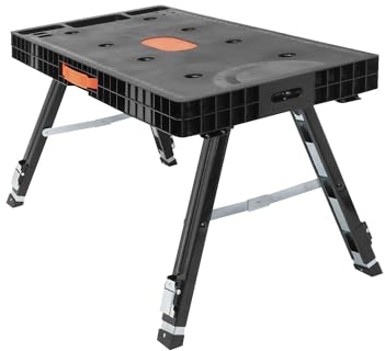 kaiserkraft | Klappwerkbank 5-in-1 | Traglast 150 kg | mit 3 Steckdosen