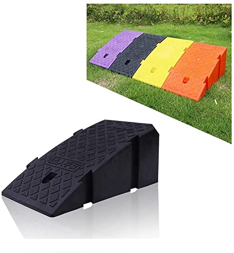 CEEBUS Wheelchair Ramps Threshold Ramp Lightweight, High 16/20Cm Heavy Duty Threshold Bridge Track Curb Ramp,for Garage, Sidewalk, Truck, Scooter, Bike, Motorcycle (Color : C, Size : 45 * 25 * 20cm)