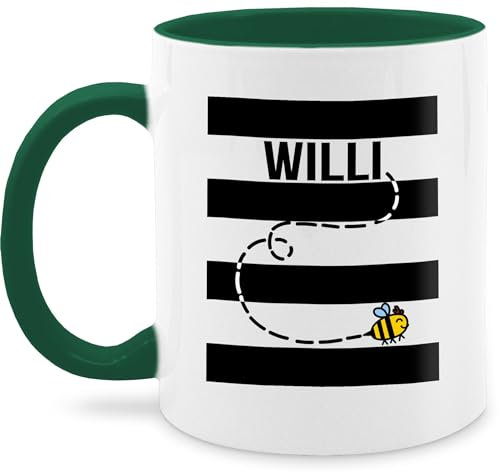 Tasse Tassen 325ml - Karneval & Fasching - Bienen Kostüm Willi - 325 ml - Petrolgrün - fasnachts faschings karneval. carnevale „karneval“ kölner karnevals fasnets fasching- jeck und.