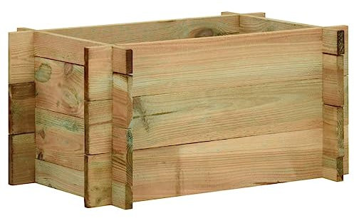 Youuihom Fioriere da Giardino Cassette per la Coltivazione di Ortaggi Fioriera Giardino Letto Vegetale Legno Pino Impregnato 40 cm Adatto a Giardini, Balconi, Cortili e Parchi