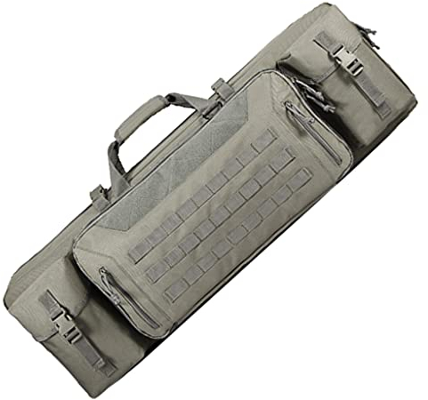 Gewehrrucksack Weiche Gewehrkoffer Gewehrkoffer 36'' Waffentasche mit großer Kapazität, wasserdichter und verschleißfester Koffer, doppelte Gewehrtasche mit weich gepolstertem Schutz, tragbare Waffen