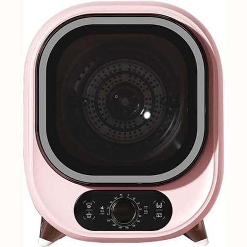 Small Vented Portable Condenser Tumble Dryer - 5kg Capacity,Compact Mini Spin Dryer with 0.8kg Load Capacity,For Countertop Or Wall Mounting