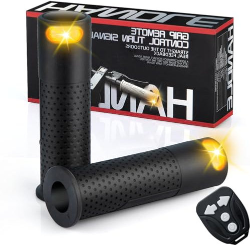 E Scooter Indicatore di direzione, maniglia per scooter, indicatore di luce con telecomando ricaricabile con Xiaomi M365/Pro/Pro2/1S Ninebot Max G30/G30D Scooter Handle Grip