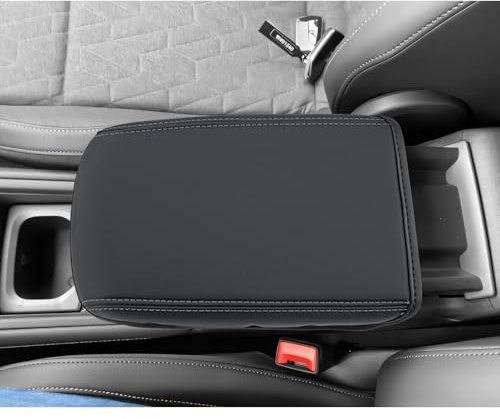 CDEFG Compatible avec VW Tiguan 3 2024 2025 Housse de Protection pour Accoudoirs Voiture Console Centrale Accoudoir Couvercle de boîte d'accoudoir Accessoire (éponge)
