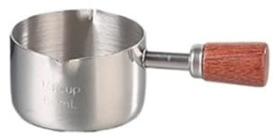 Salsera Taza for salsa de pimienta con asa, patatas fritas, plato de salsa de tomate, condimento de acero inoxidable 304, aderezo for ensalada, taza for salsa for bistec Jarra para salsa(Pequeño)