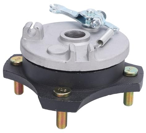Linksbremsbremsen -Drum Hub, 17mm 4xm10 Bolzen, Hohe Festigkeit, Einfach Installieren für 110ccm ATV Go Kart UTV Quad -Fahrrad mit Achsendurchmesser, Kupplungsabdeckung,
