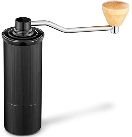 Manual Coffee Grinder 45MM Aluminum Coffee Miller Black/Brown/Silver/Gold 15g Mini Portable Coffee milling Machine (Color : C) (B)