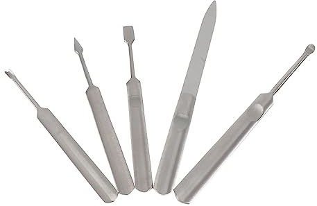 Kit de Tenedores de Piel Muerta de Acero Inoxidable 5 Piezas