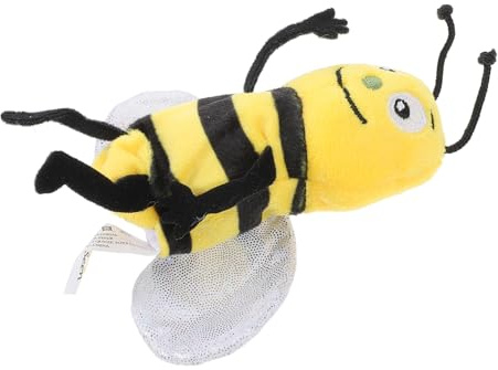 Supvox Weiche Plüsch Bienen-handpuppe Kuscheltier Für Junge Mädchen Sicher Zum Spielen Lernspielzeug Für Puppentheater Und Rollenspiel Frühe Für Mädchen Und Jungen