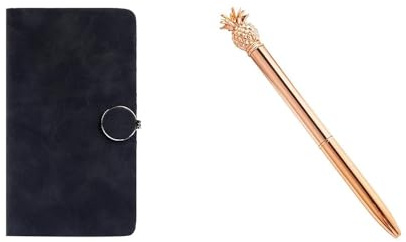 YBNKKUXKN Notebook Quaderno Chiuso 98×178mm Diario Blocco Note in Pelle 100 Pagine Compatible with Uomini e Donne Scrittura Ufficio e Forniture Compatible with Lo Studio con Penne Diari