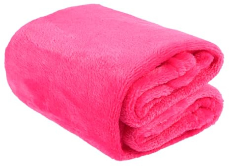 BESPORTBLE Kuschelige aus Polyesterfasern Flanell Haustierdecke Super Gemütlich und Extra Warm Leichte Fleece Decke 50x70cm Einfarbig das Ganze Jahr über Haustiere