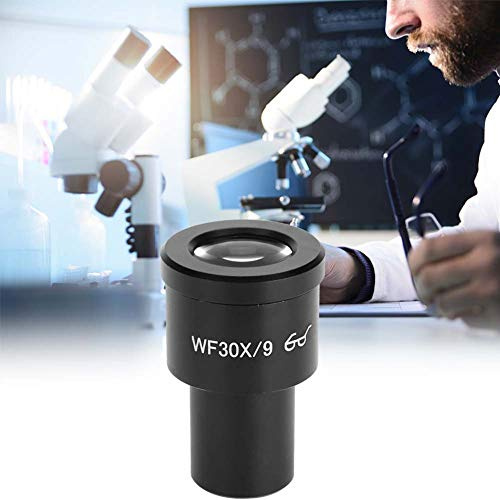 Aolidsive Ocular de Microscopio 30X, Lente óptica, Ocular Gran Angular de 23,2 Mm para Imágenes Claras y Brillantes, Ideal para Aficionados y Profesionales