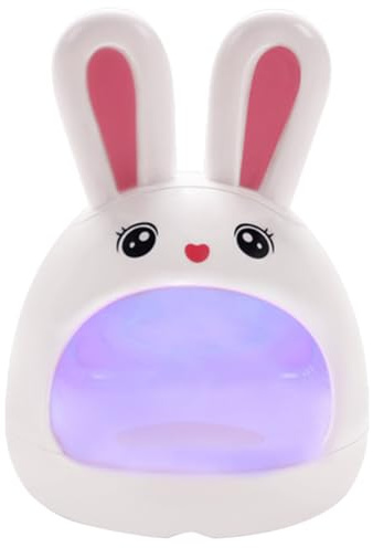 Mini Lampe à Ongles Lapin 24w en Abs, Sèche-vernis LED | Type-c USB 5v 2a, 8 LED Intégrées, Minuterie 60 S, Longueur D’onde 395 405 Nm